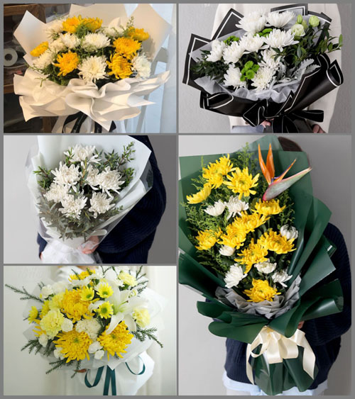 贵州贵阳息烽县小寨坝镇大湾村白事花束代送